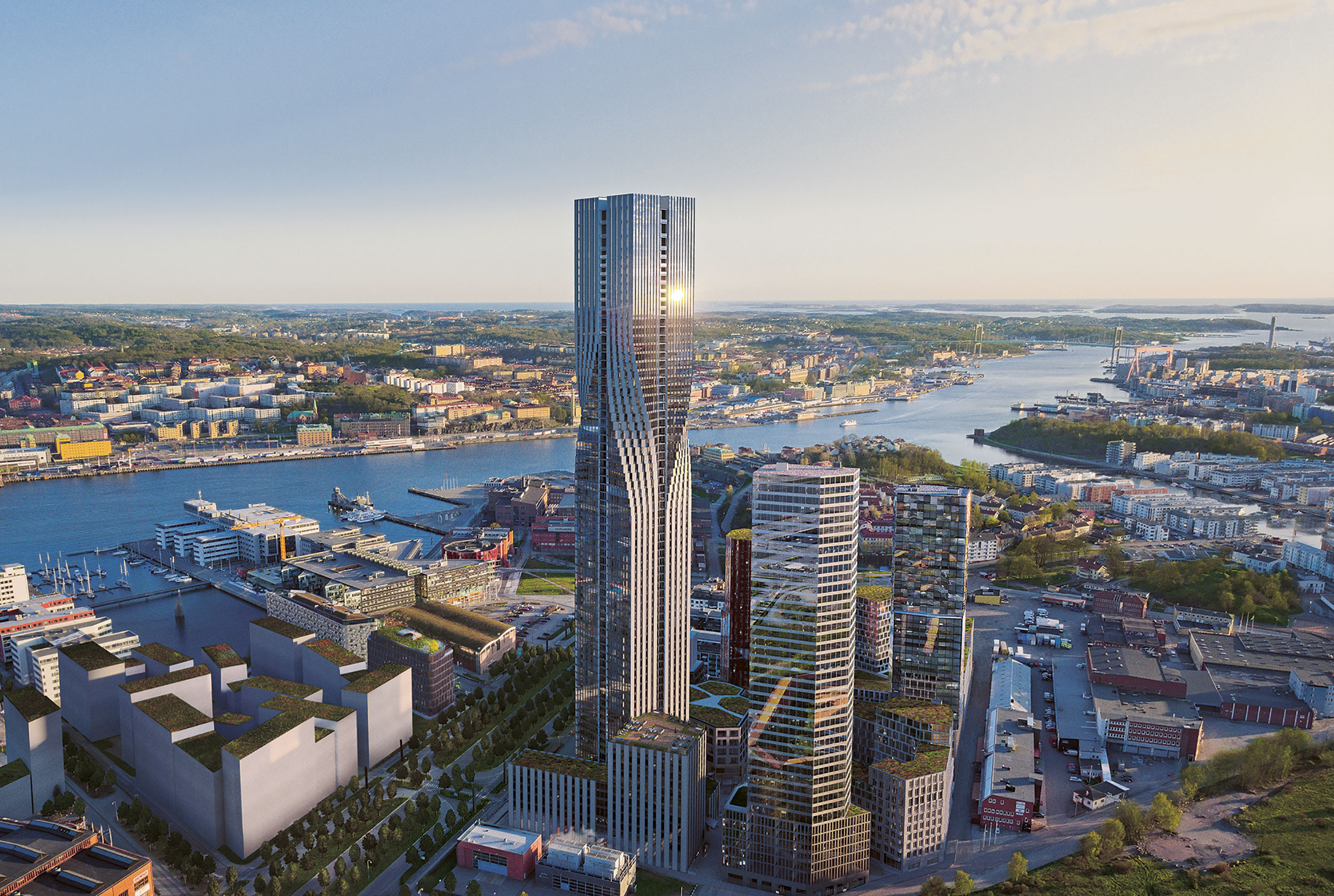 Tekniska installationer och fastighetsautomation för Karlatornet i Göteborg